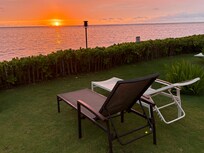 Sunrise on the first day of our stay.