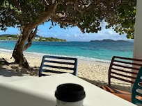 Morning coffee views from the coffee shop on the property.