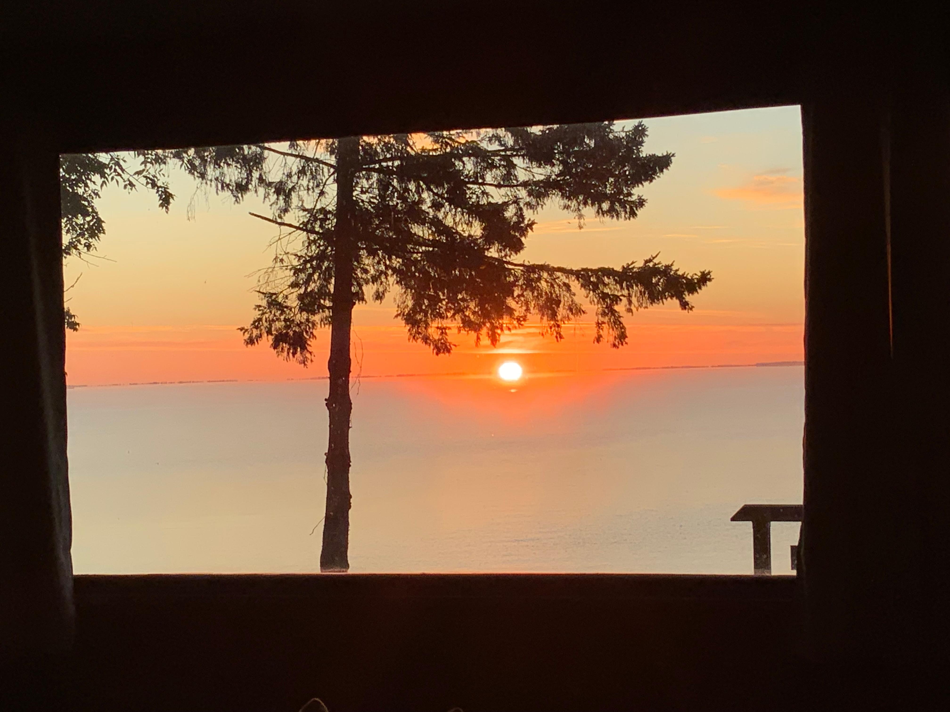 Last morning sunrise. 