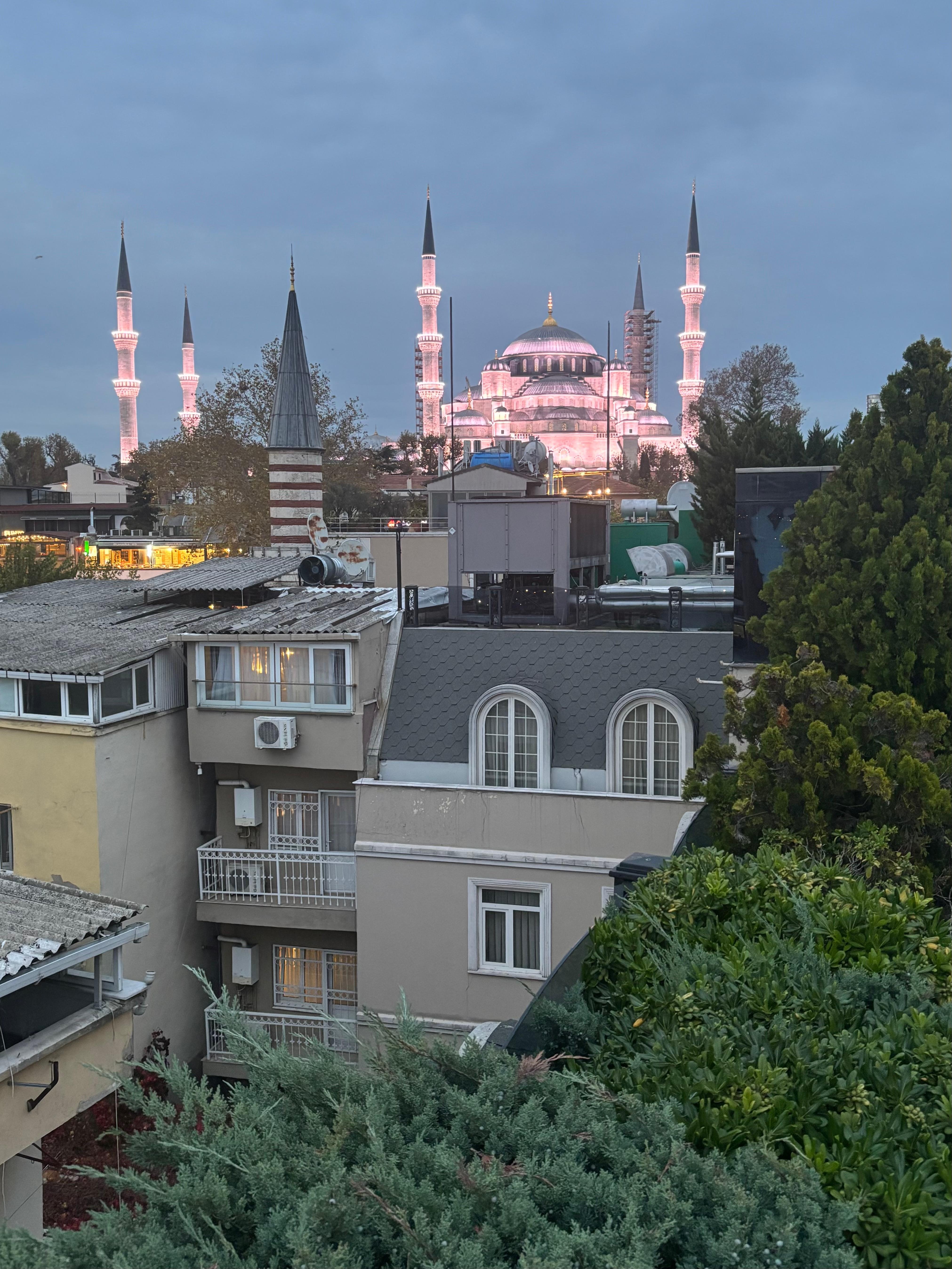 View from roof terrace