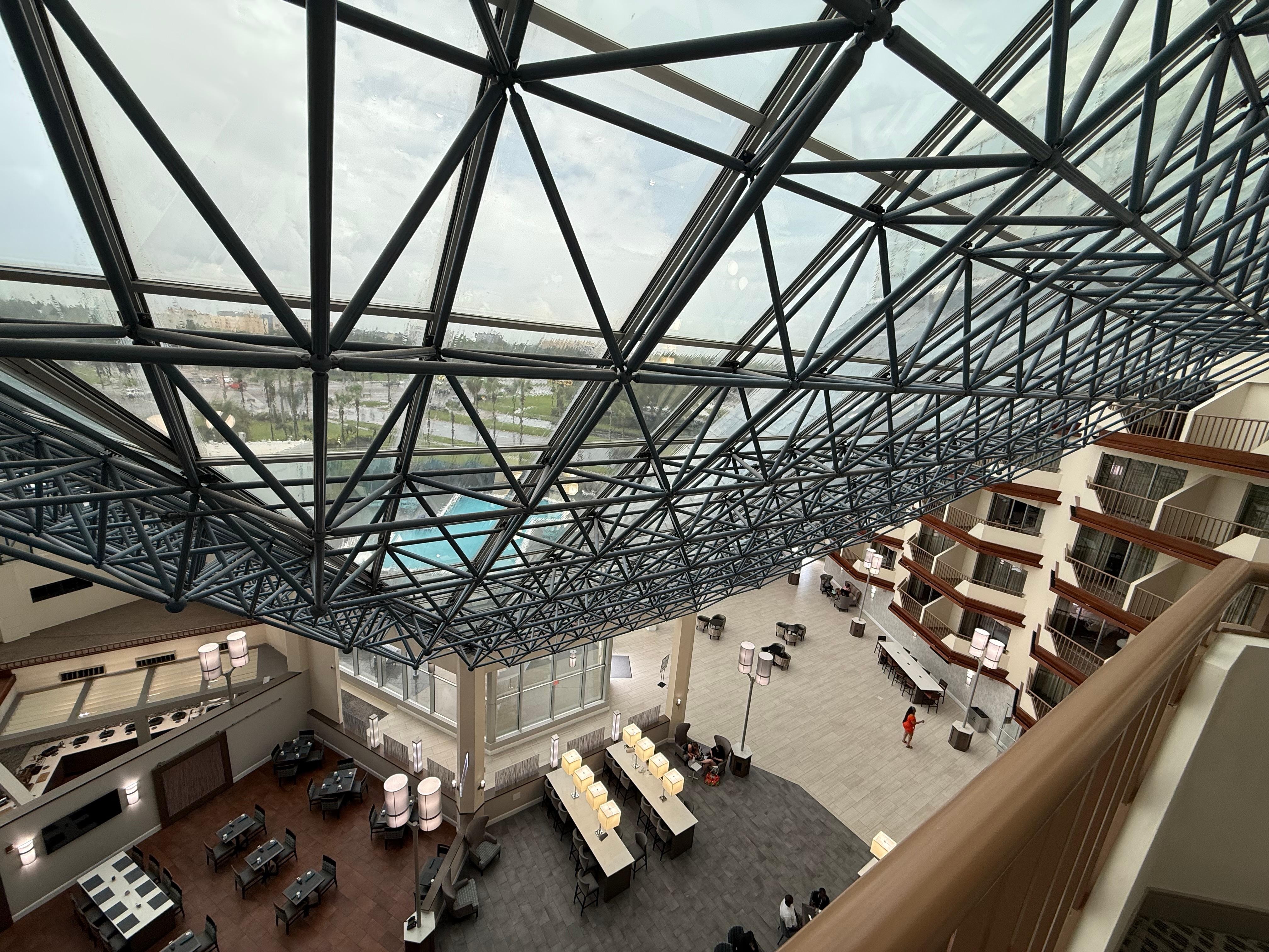 Balcony room inside the Atrium
