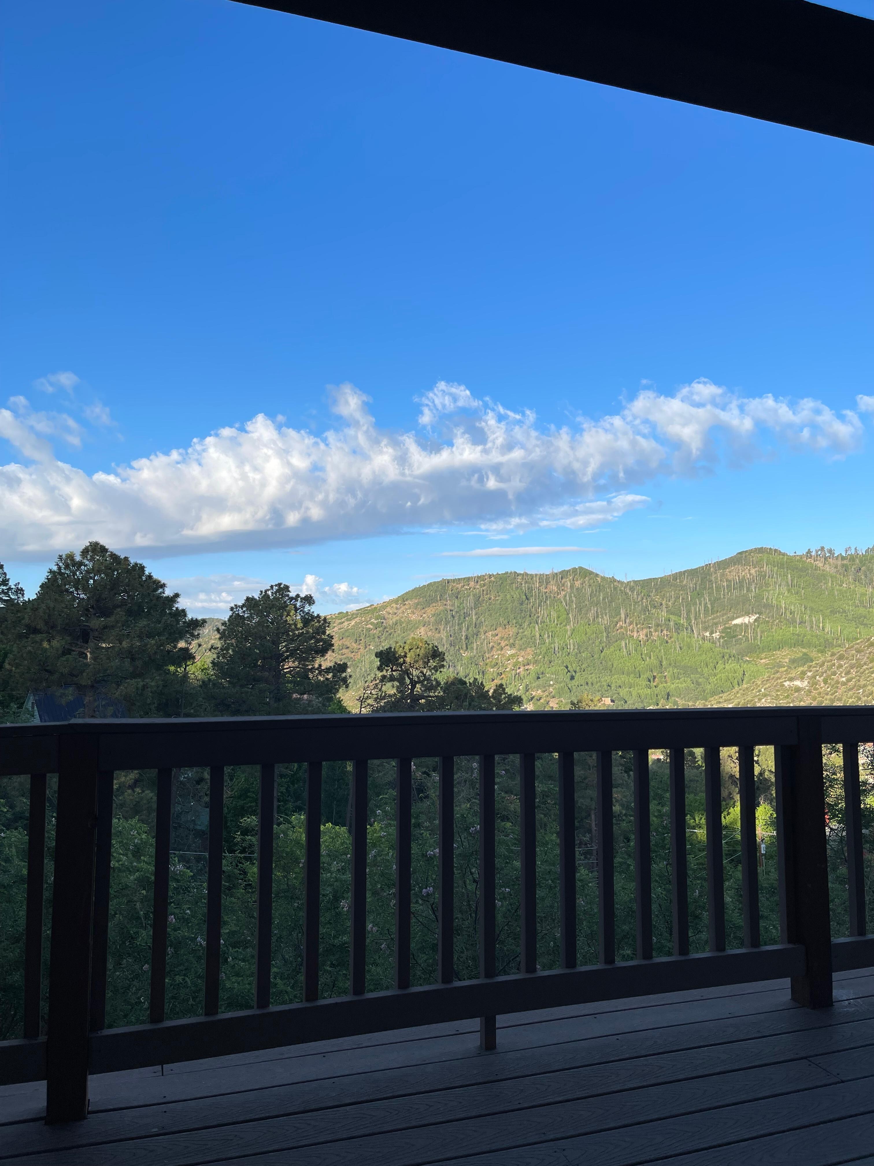 View from deck 