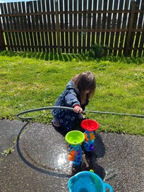 Backyard water play