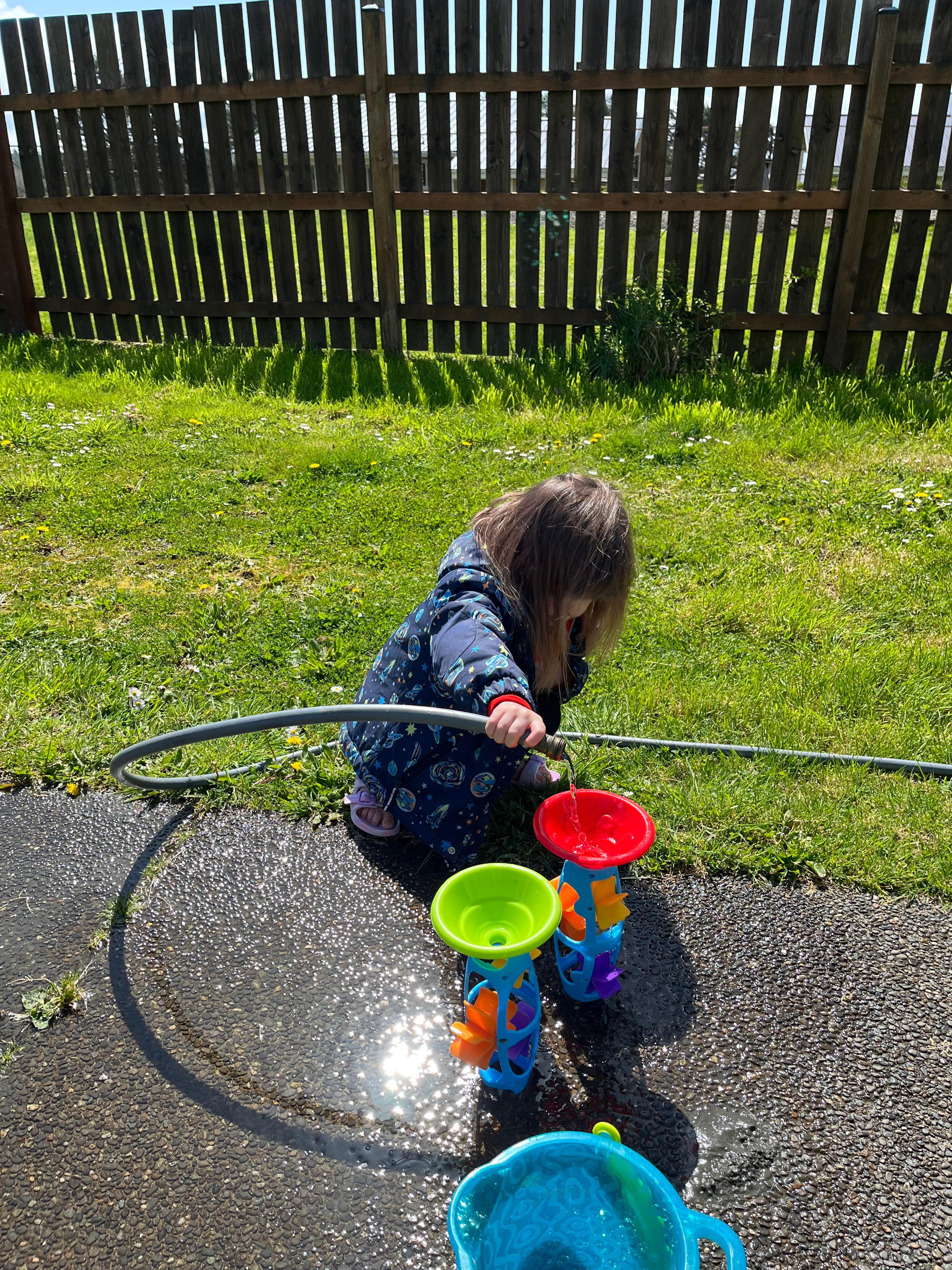 Backyard water play
