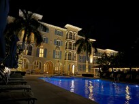 Pool at night