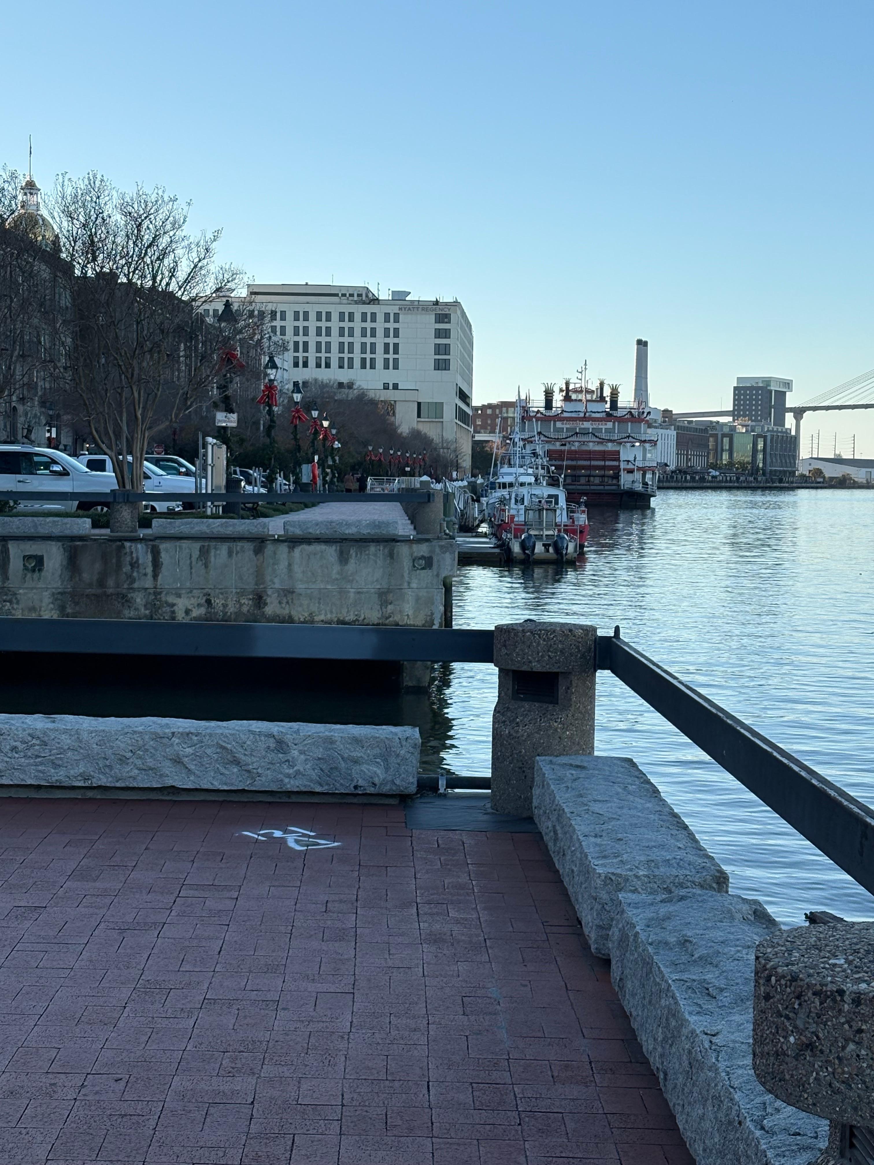 Back yard on the River