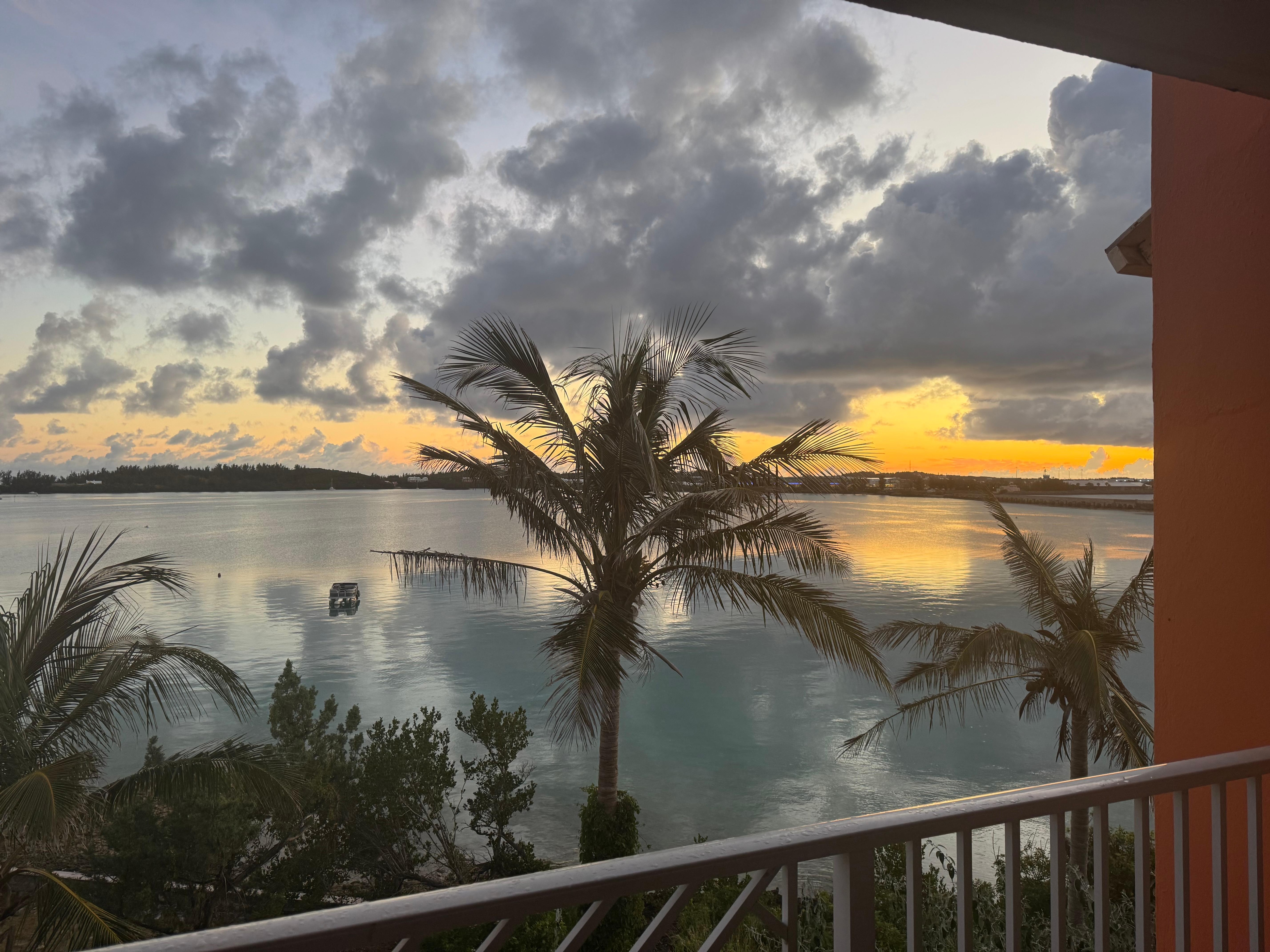View from our balcony