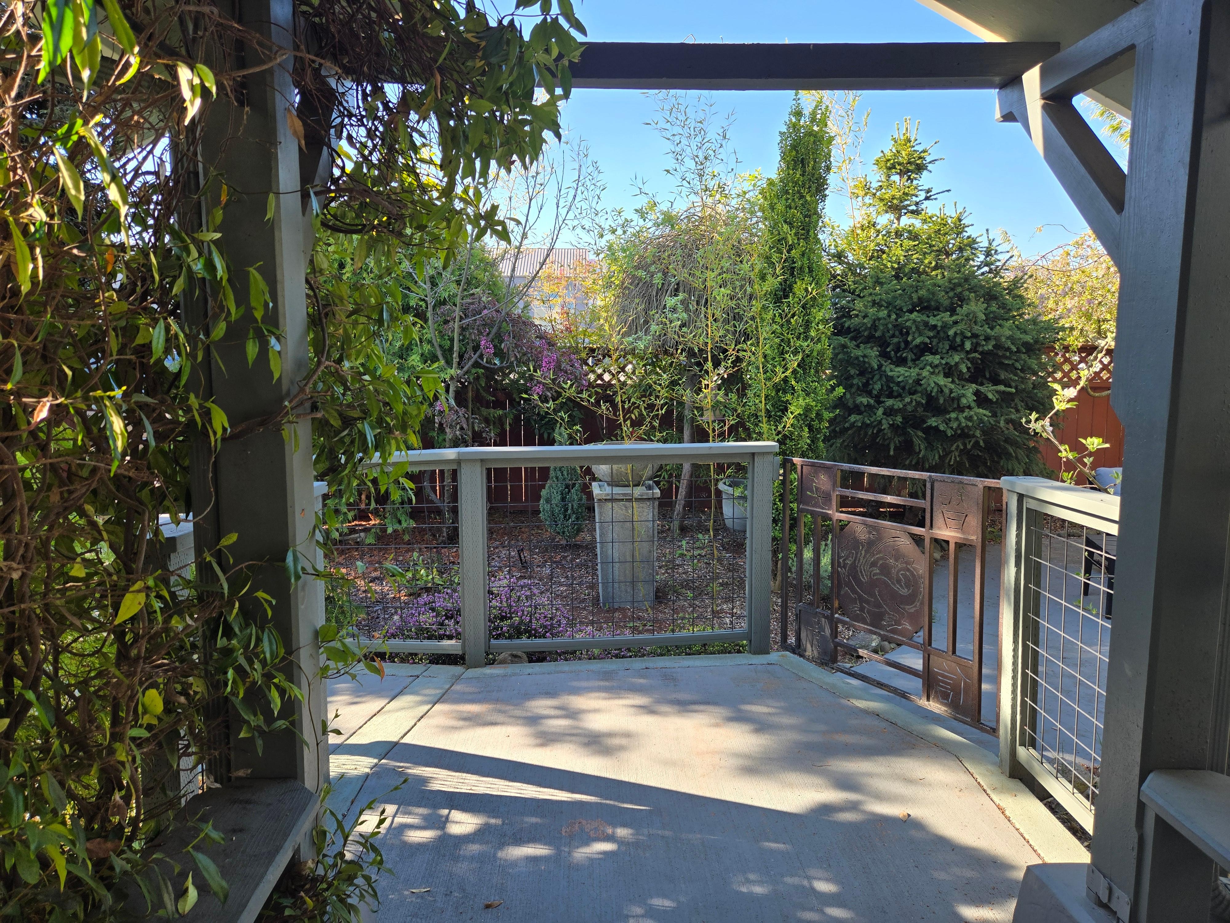 Front yard oasis