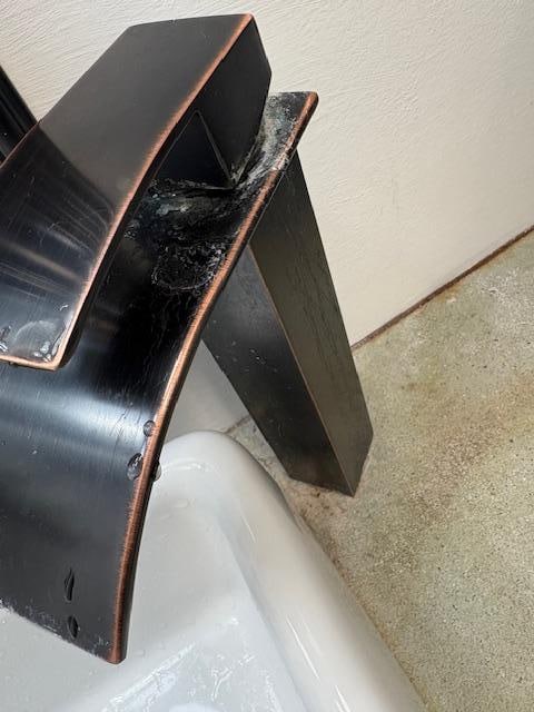 Upstairs bathroom sink