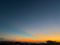 不思議でキレイな夕焼けでした。