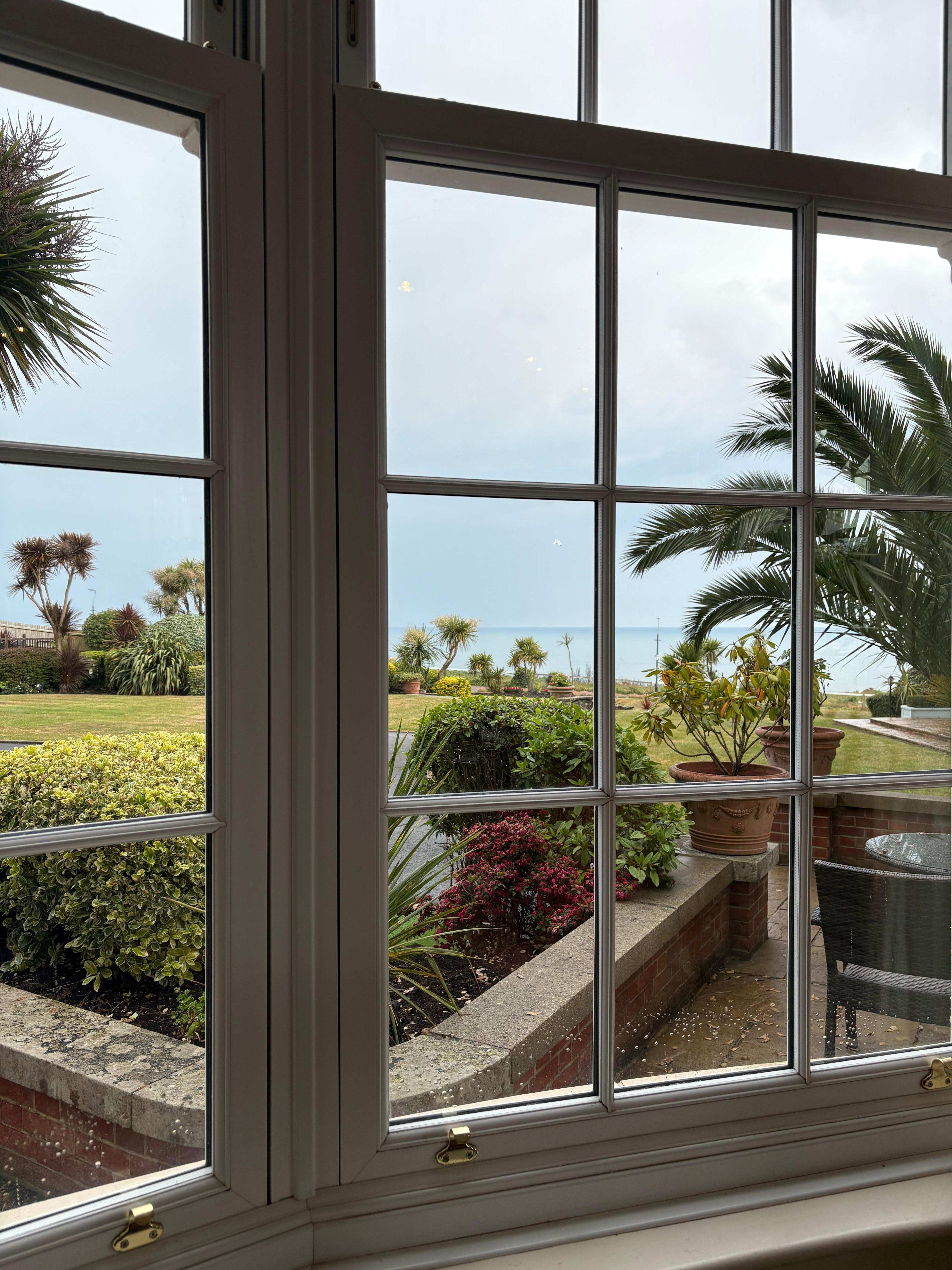 View from our dining table.