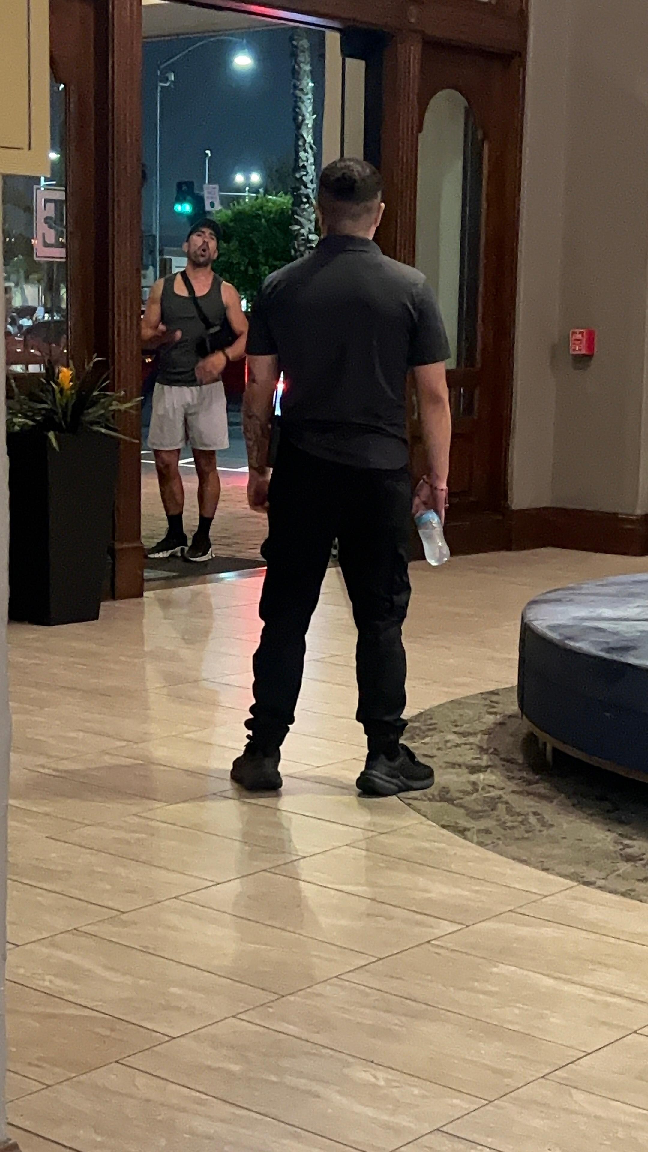 This is what greeted us when we came to checkin in on Wednesday 