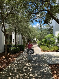 Covered walking paths. Just so beautiful!