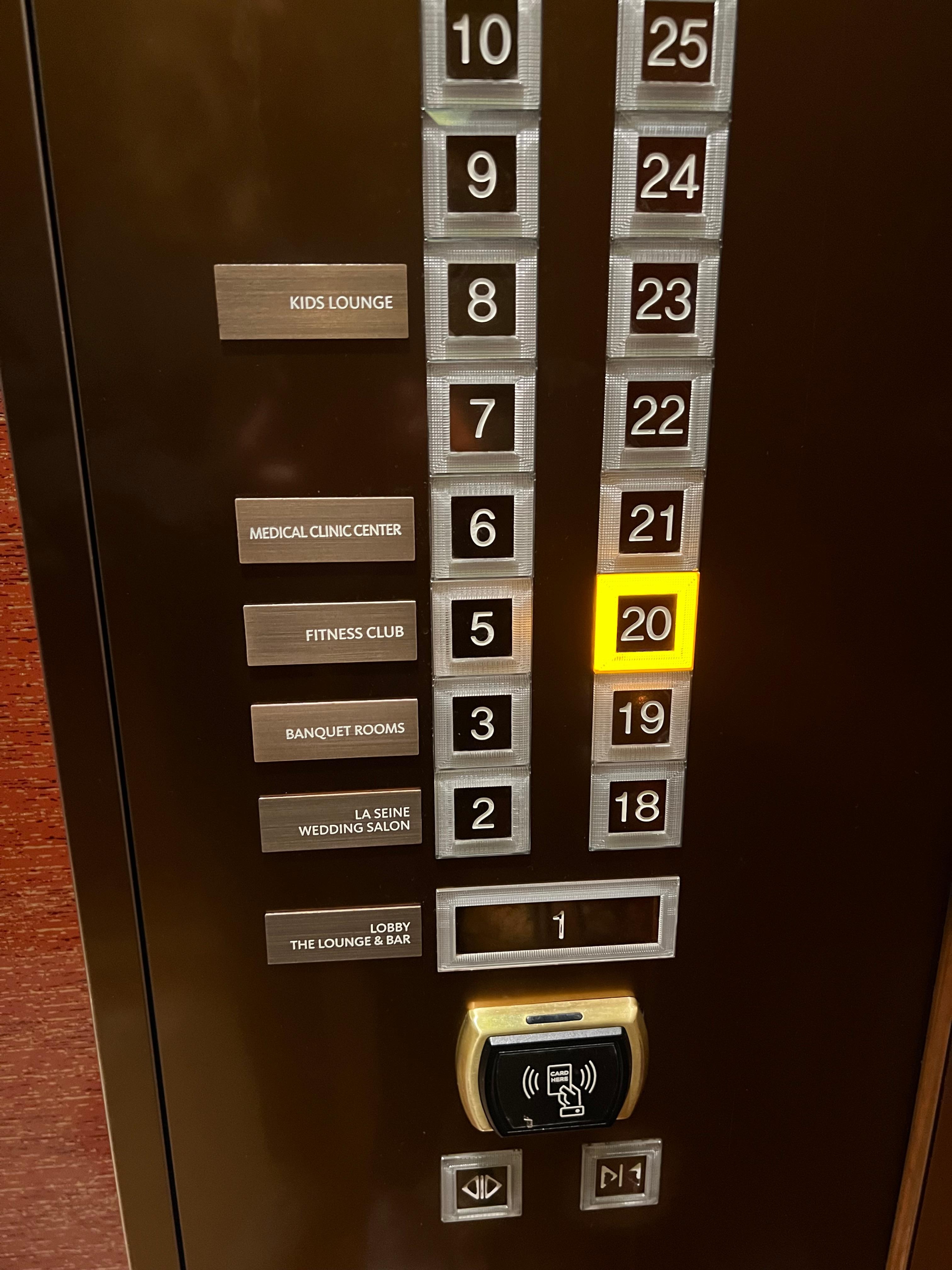 We stayed in room 2016