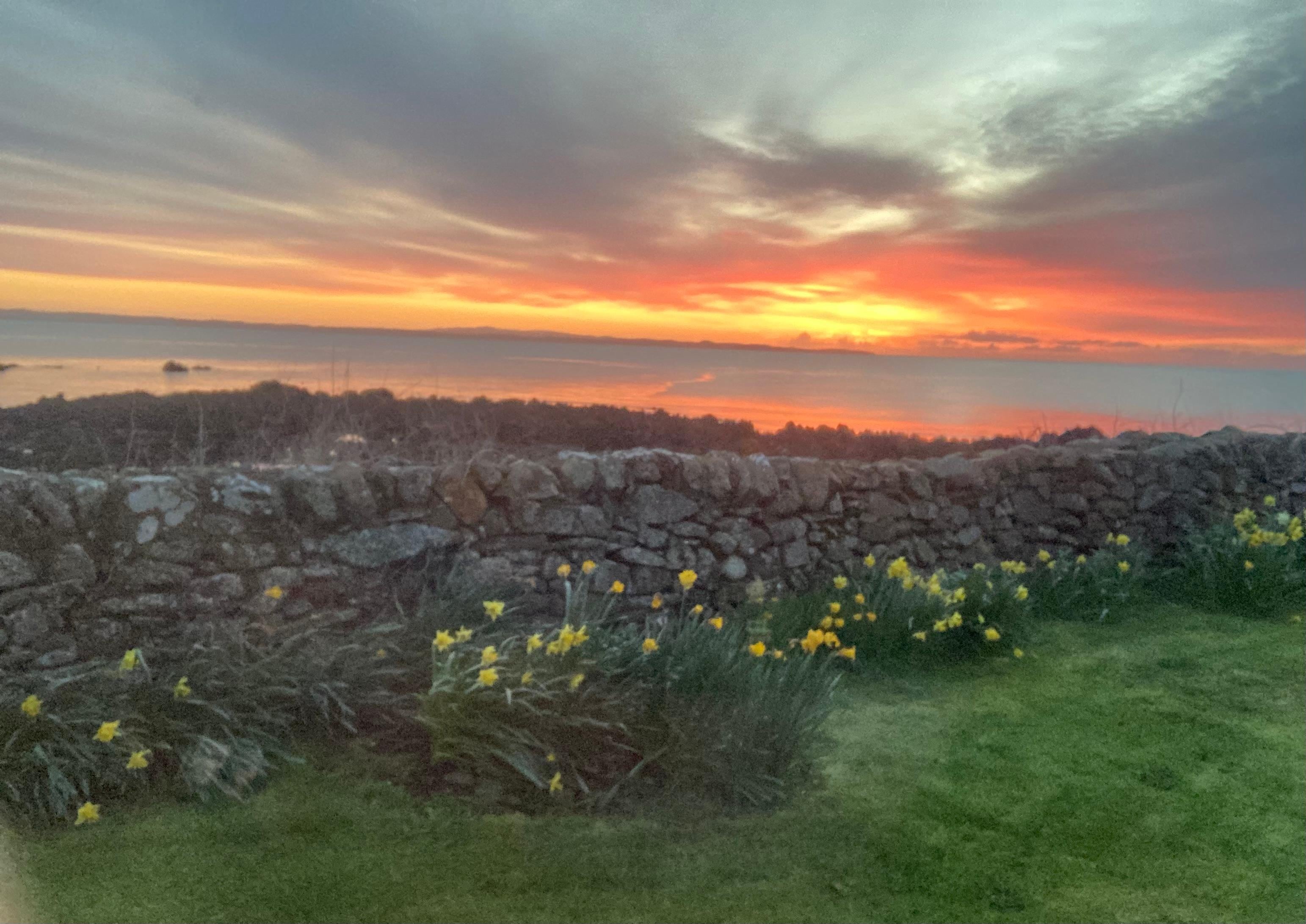 Amazing view and sunrises from the master bedroom
