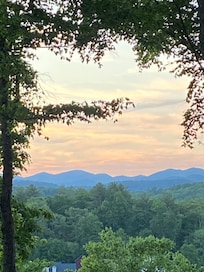 View from back deck!
