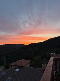 Sunrise from the deck view.