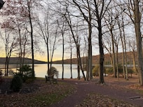 Sunrise view. Zoom in to see the wildlife looking back!