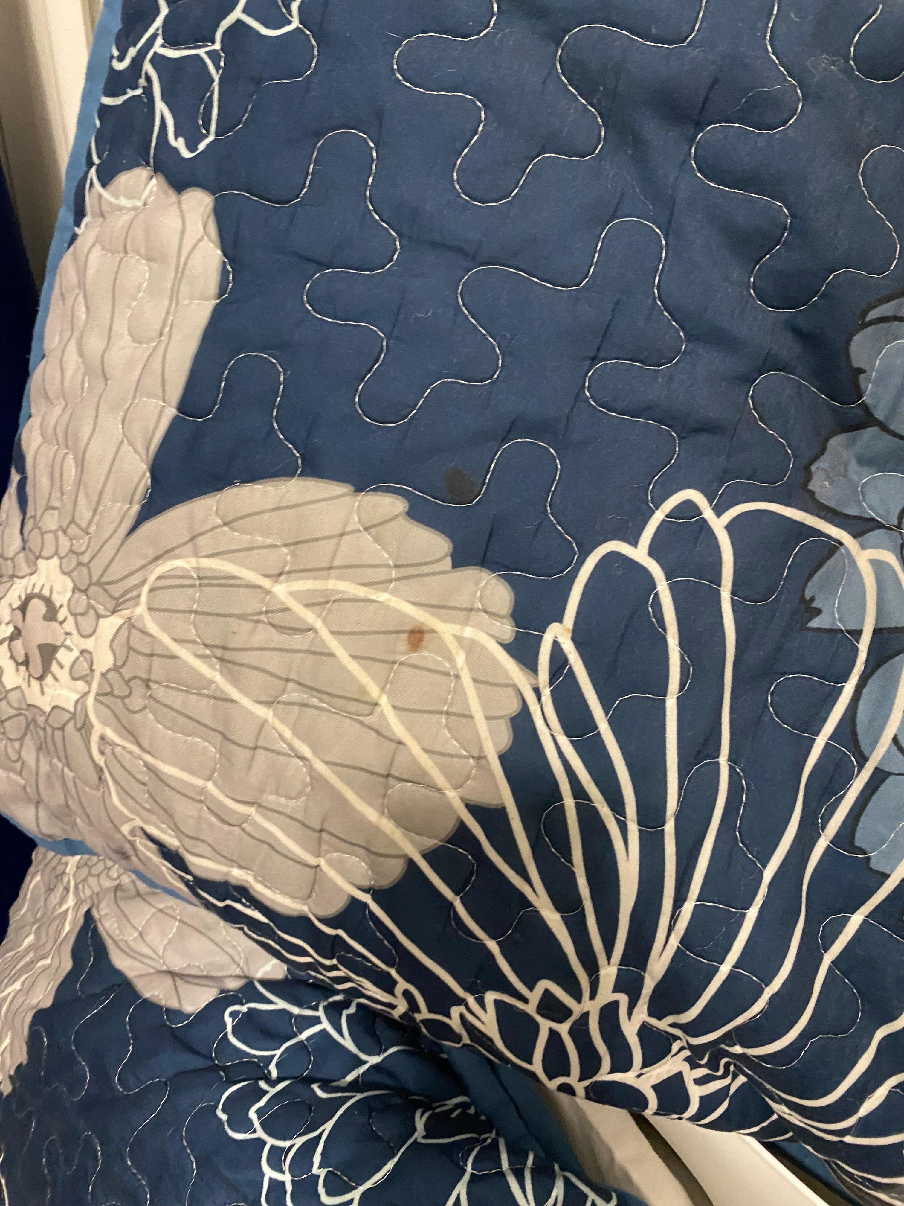 Blood on the pillow case