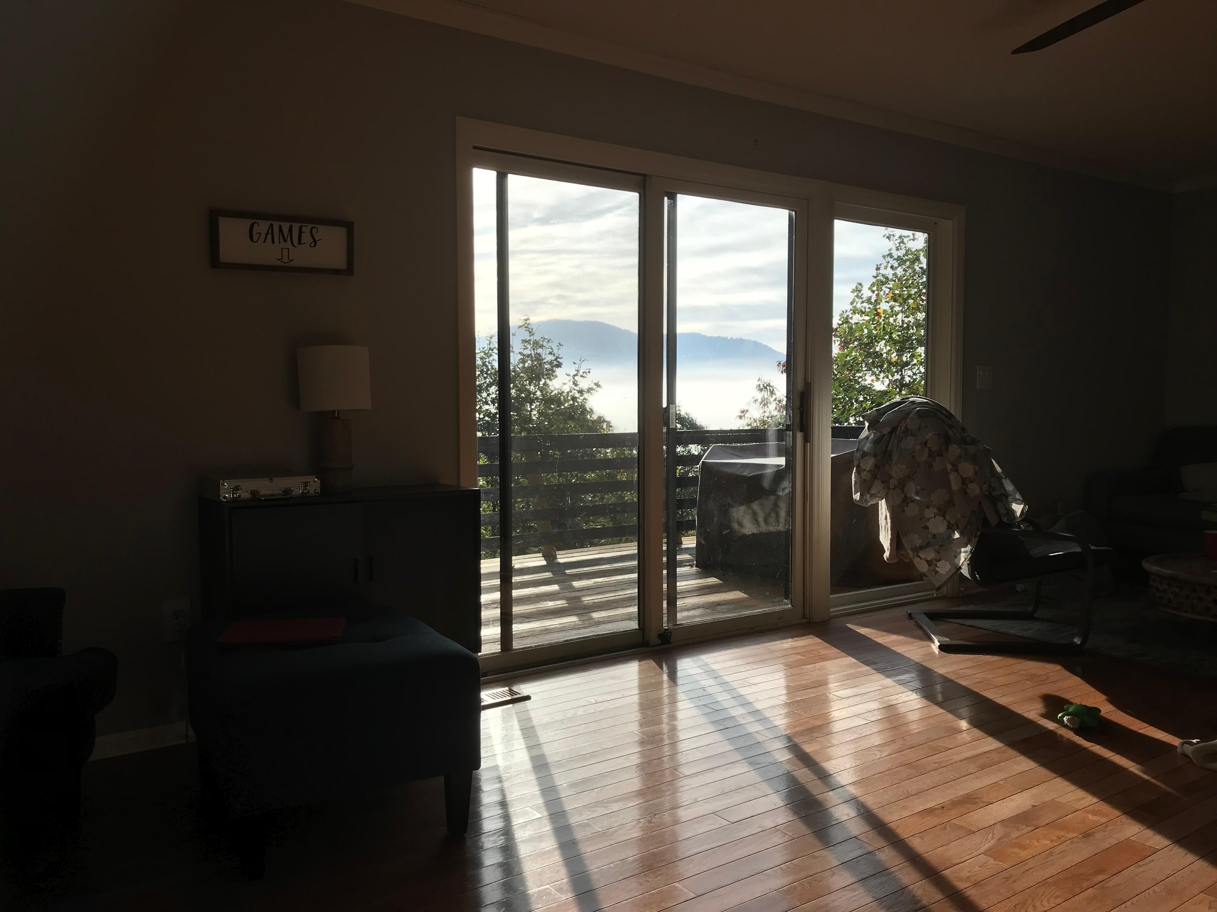 View from main room.  