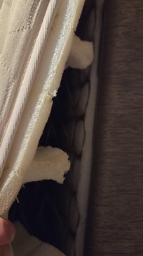The mattress completely busted open