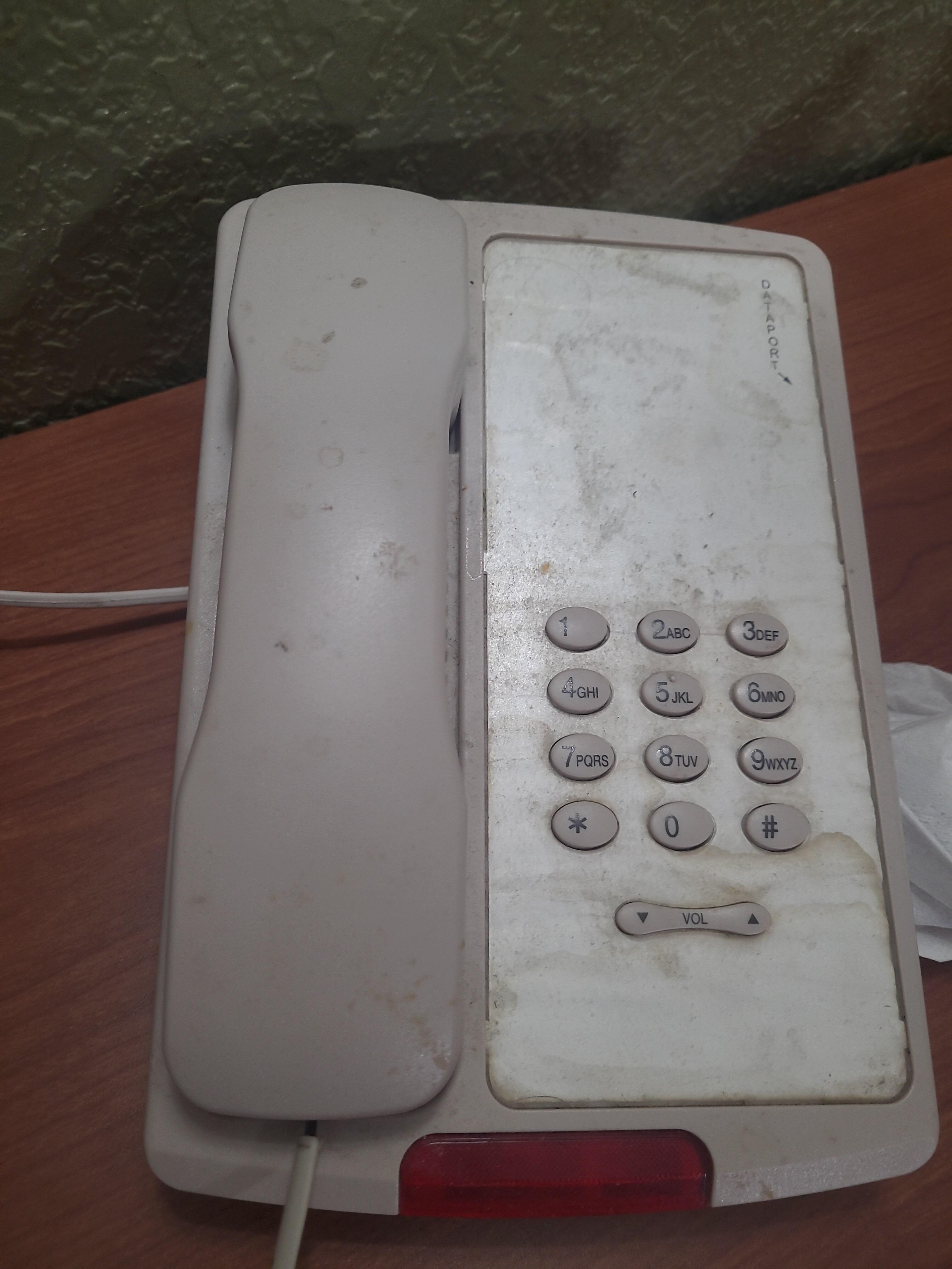 Filthy dirty sticky phone