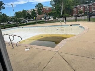 The pool- it was 91degrees