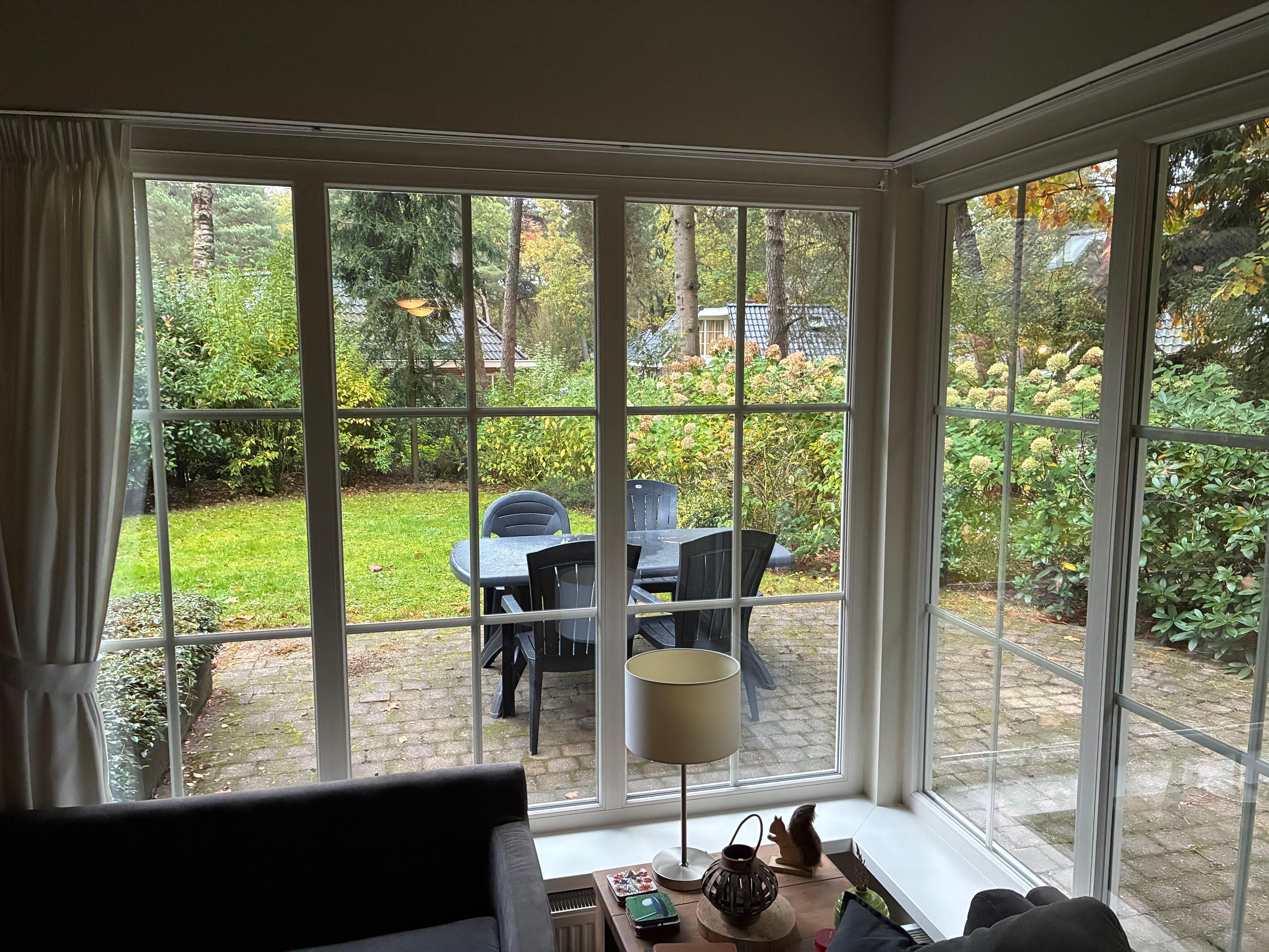 Blick auf eine der beiden Terrassen