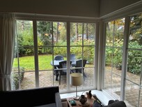 Blick auf eine der beiden Terrassen