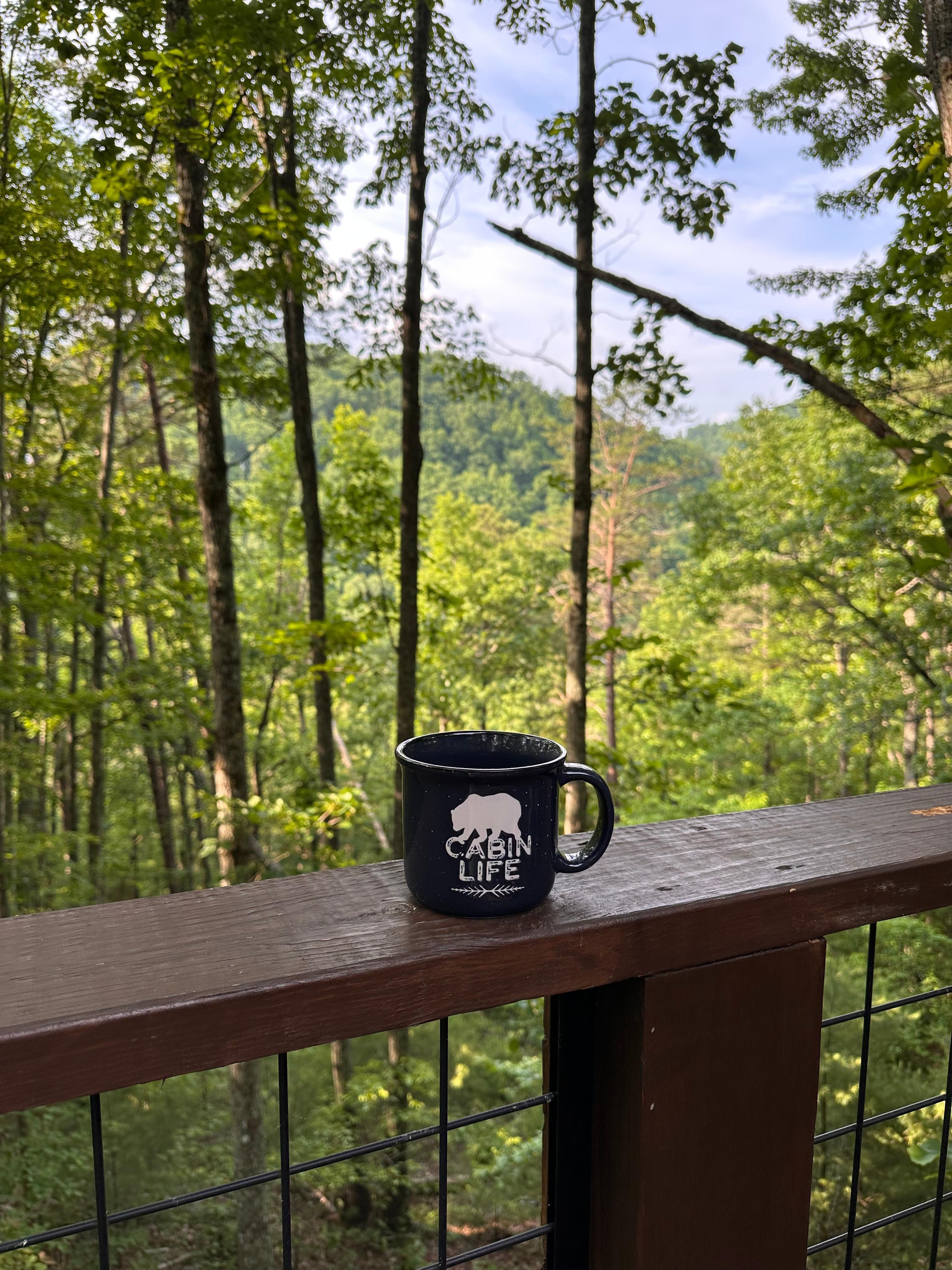 Coffee on the deck