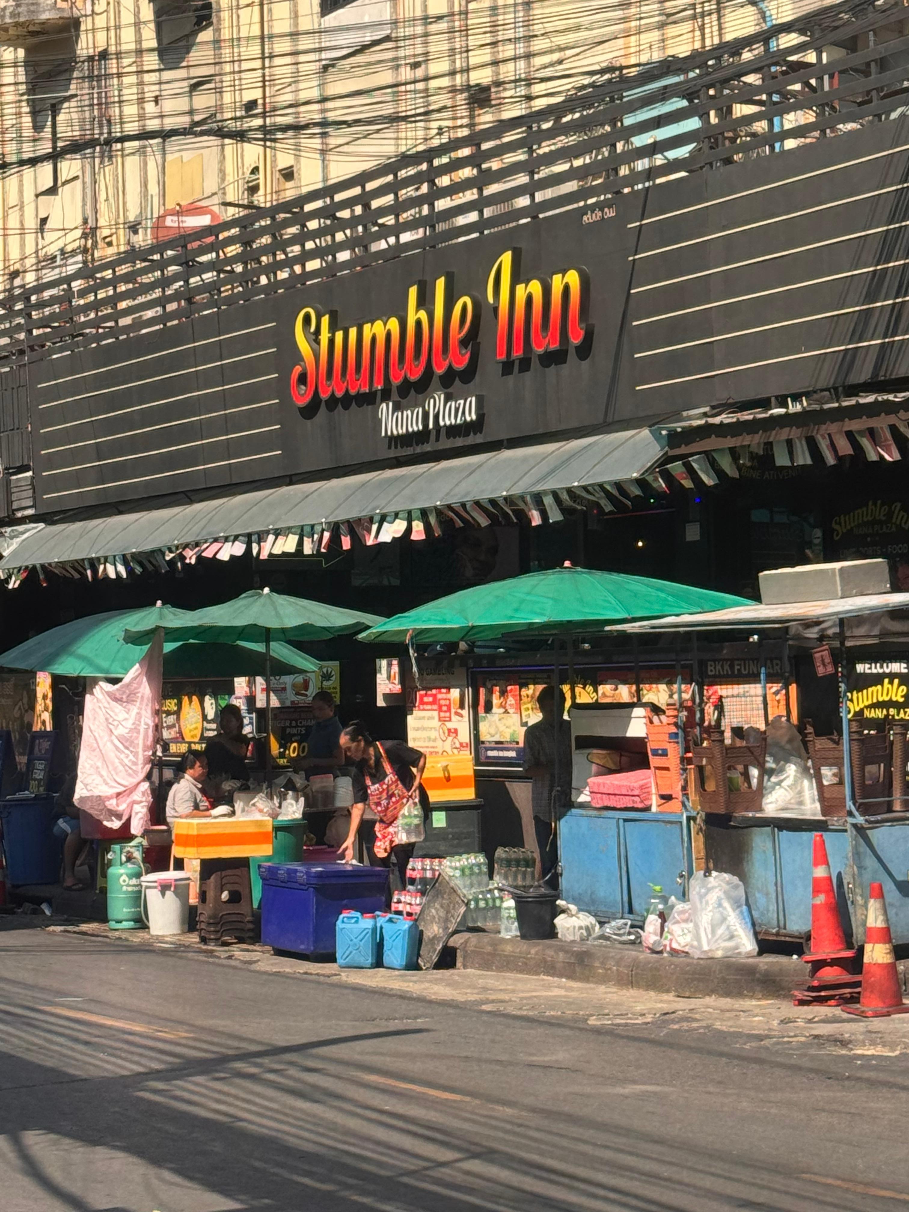 Just across the road 