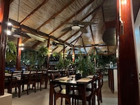 Ample dining space
