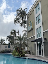 Pool area - smaller pool area but fine with me