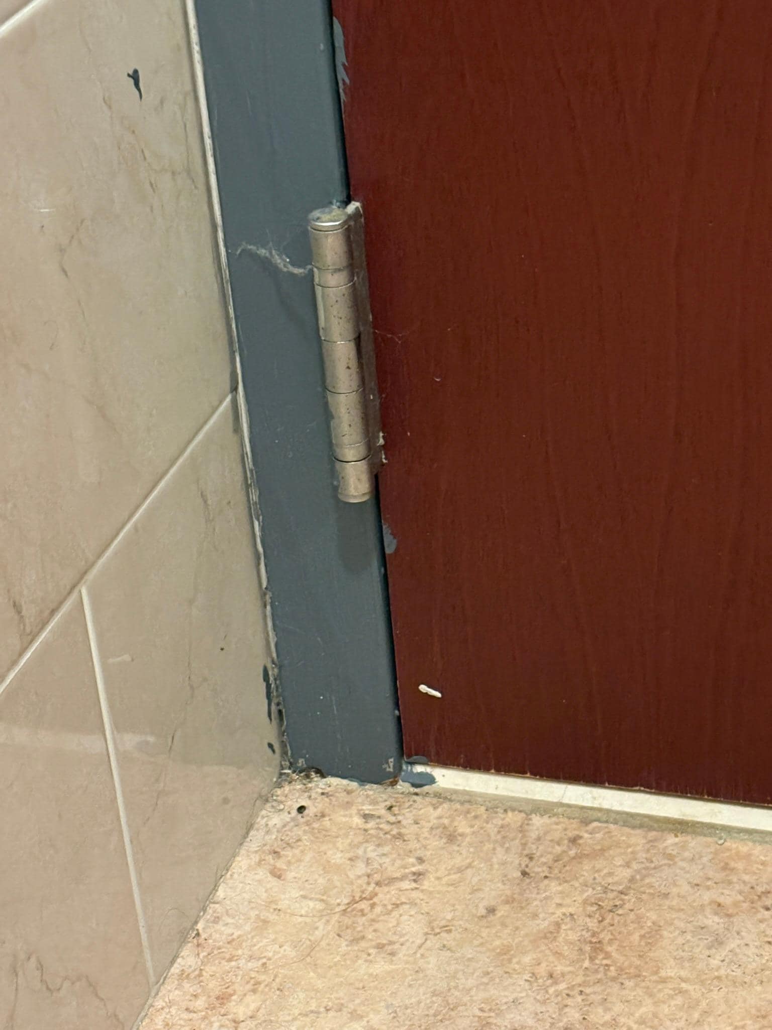 This is behind the door in our bathroom. 