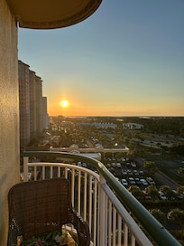 Small balcony off the 2nd bedroom