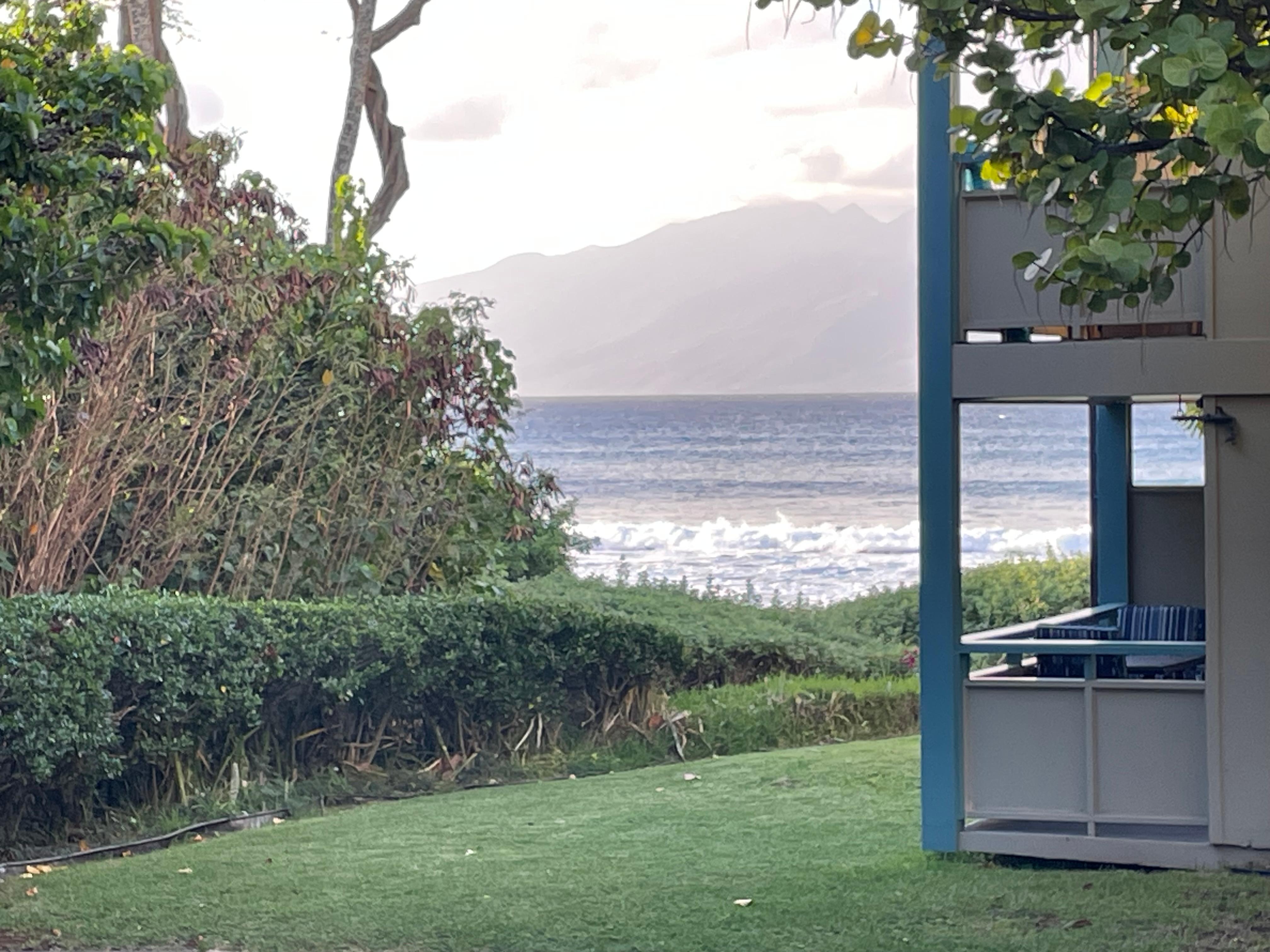 View from the Lanai! 