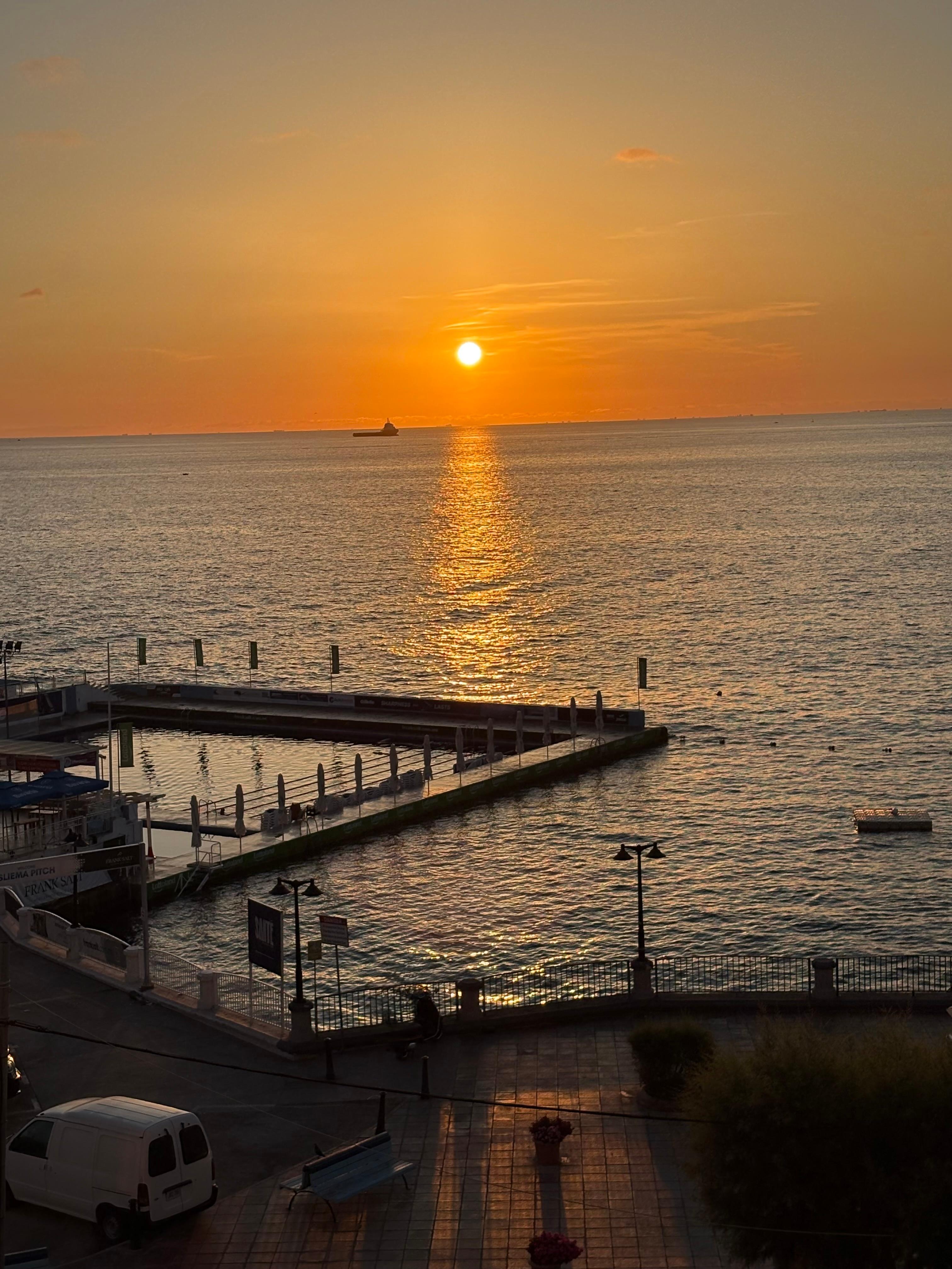 View from our balcony!