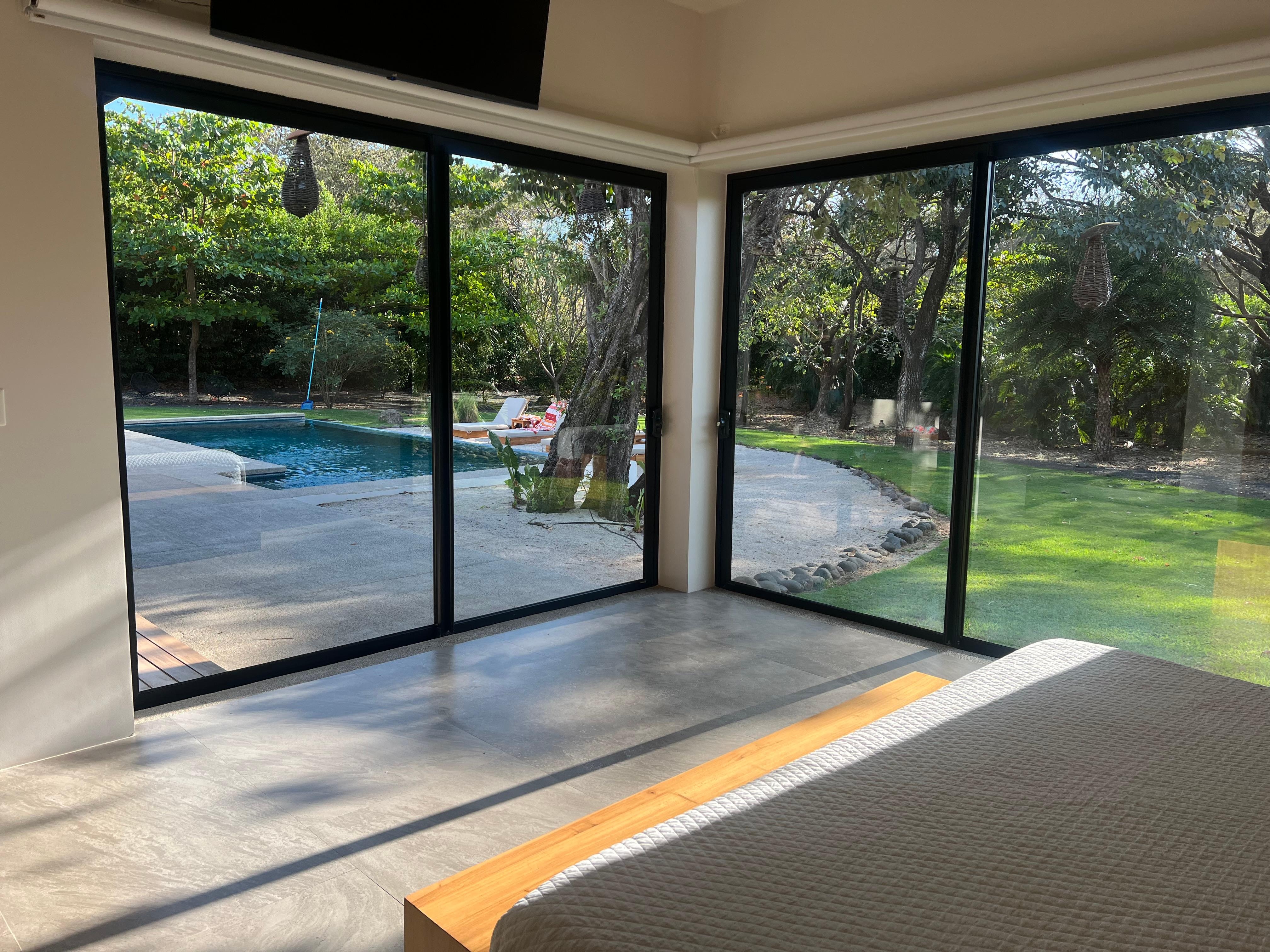 View from the master bedroom 