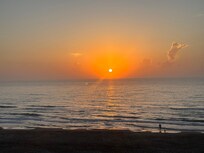 Sunrise off balcony