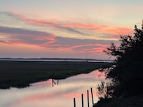 From the deck at sunset.
