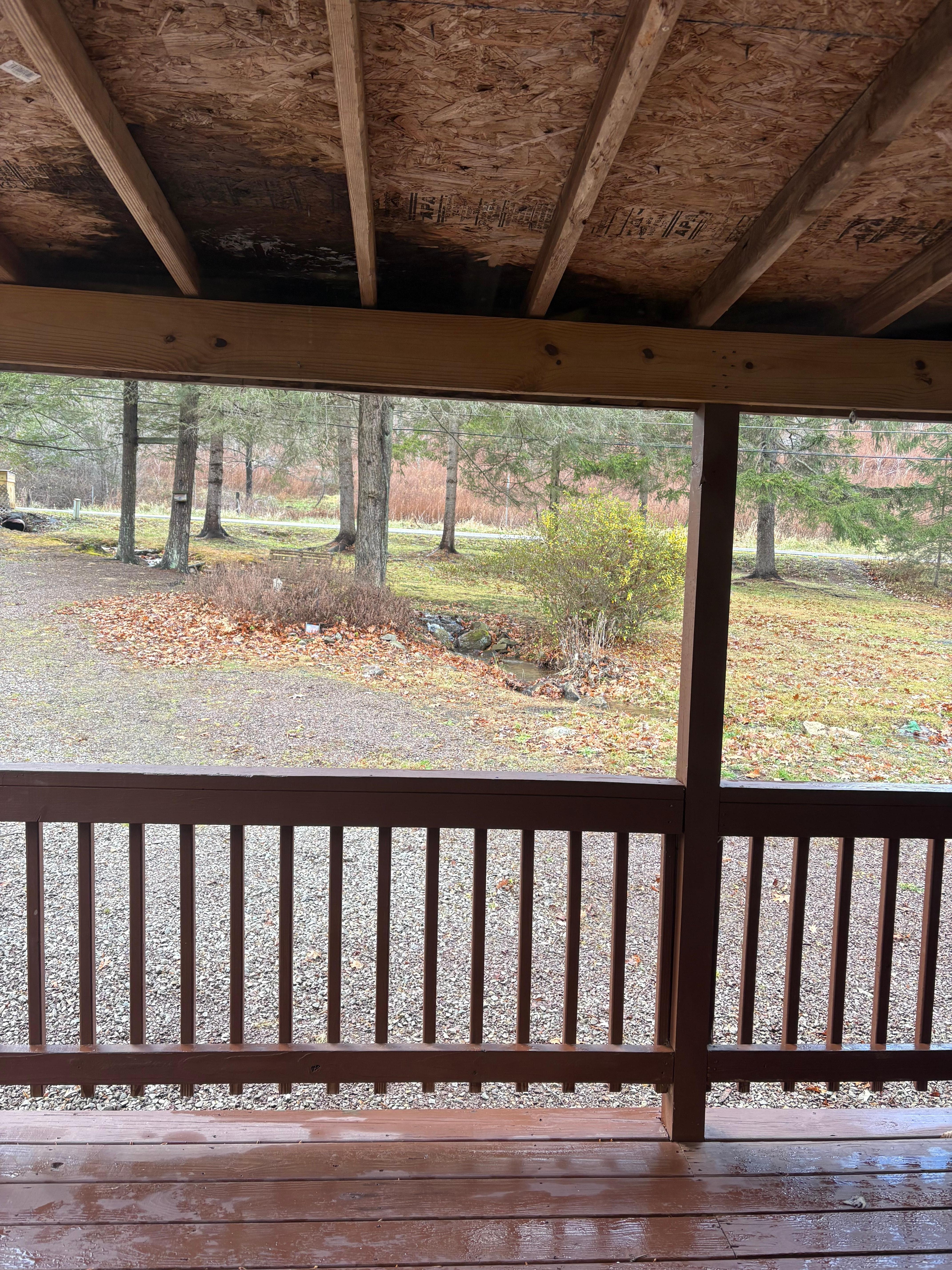 View from front porch!