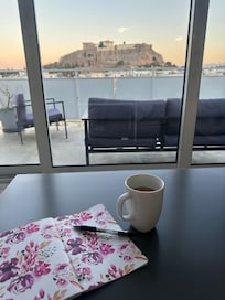 Morning coffee with the view.