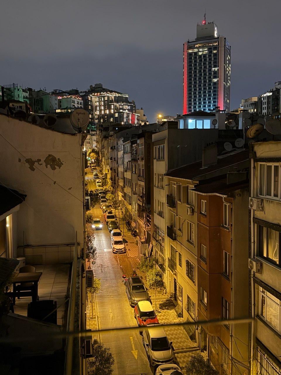 City view from the terrace