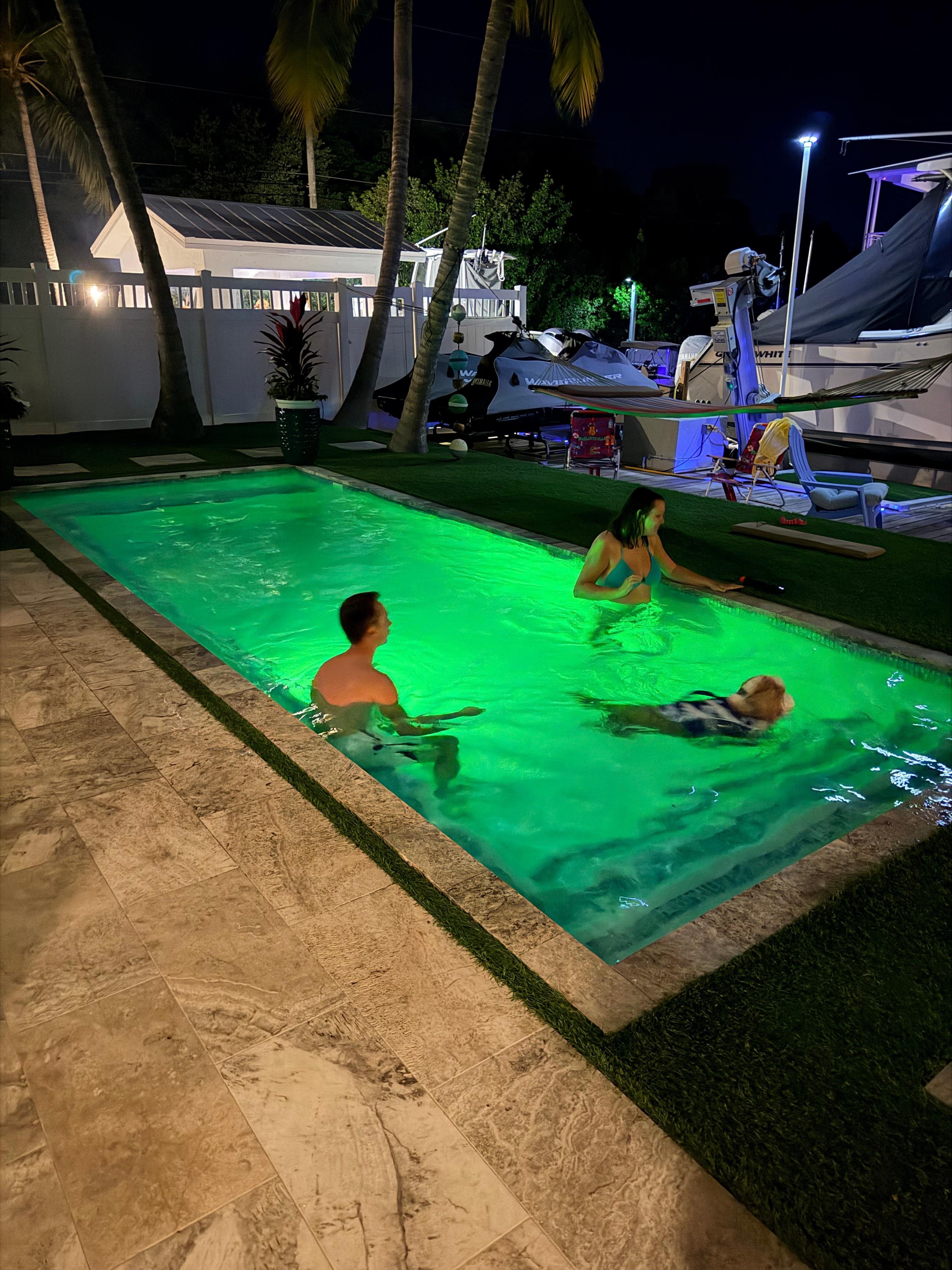  Night swimming on NYE. Perfect 