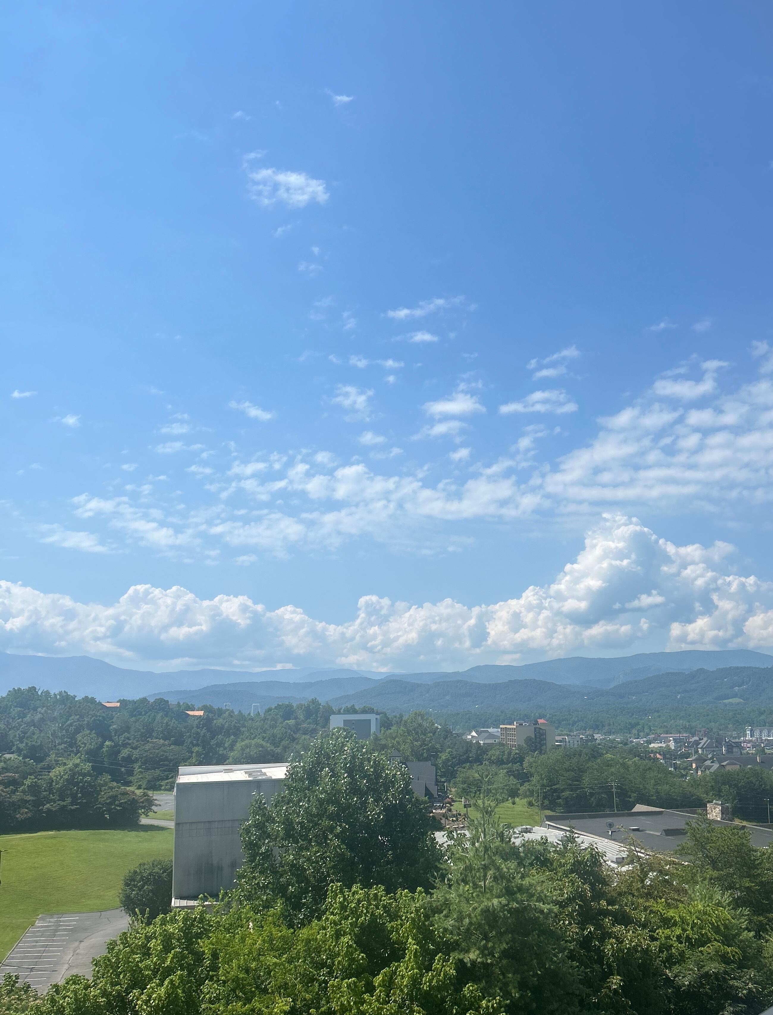 Beautiful view from the private relaxing patio.