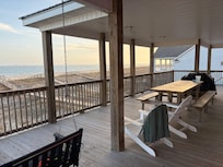 Sunset from the deck.