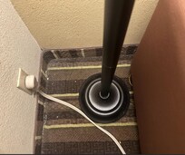 All of the corners of the room looked like this.