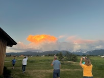 Getting pictures of evening view