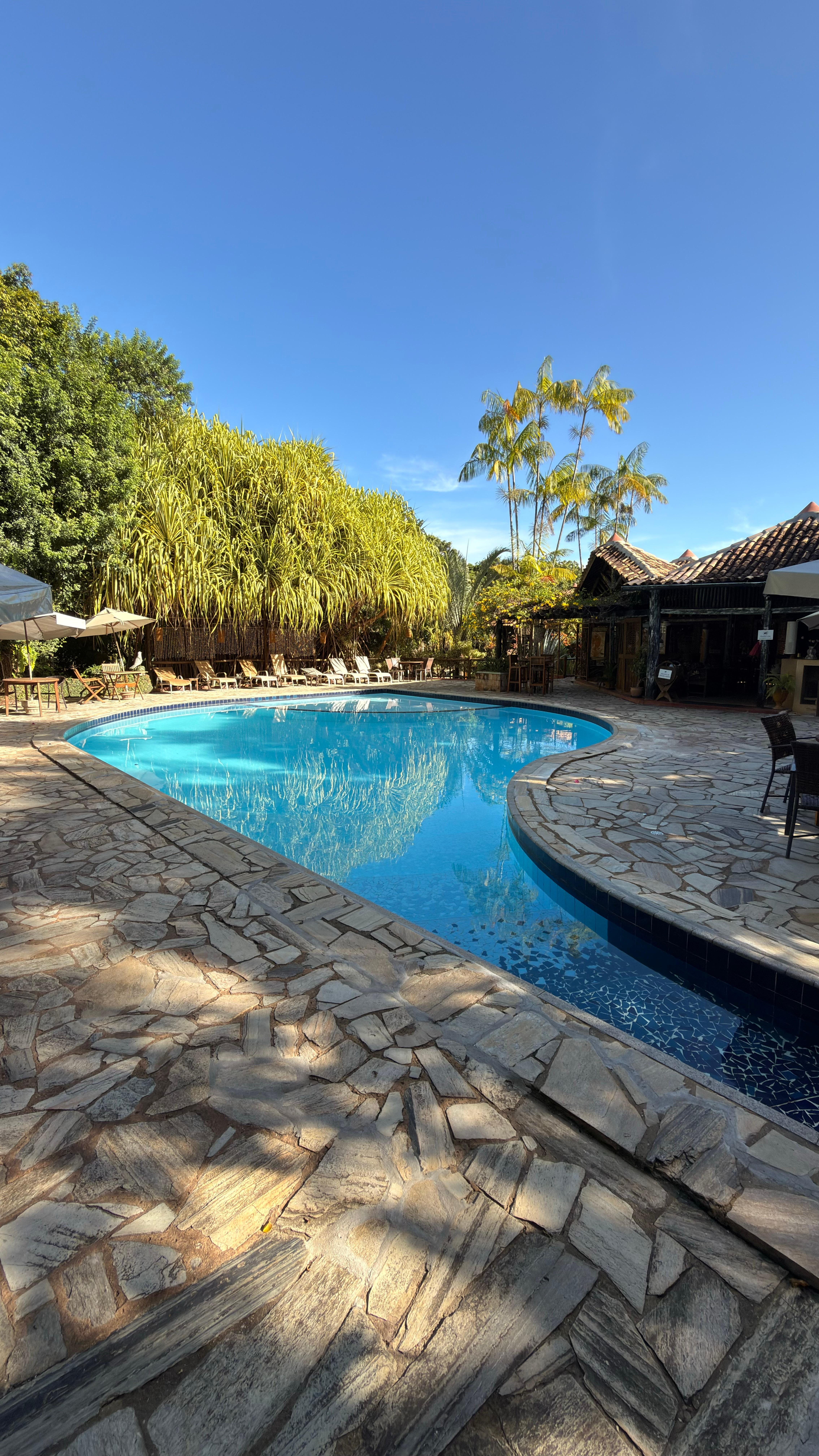 Piscina incrível, água morna no verão