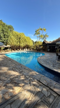 Piscina incrível, água morna no verão